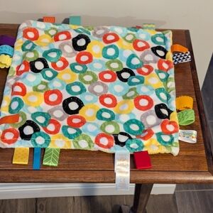 Bright Starts Taggies baby blanket blankey lovey security teething cloth